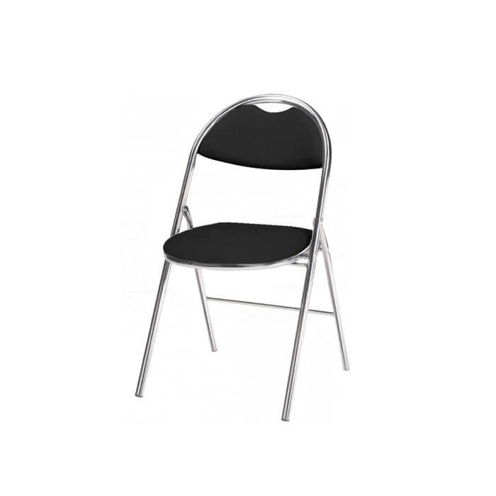Chaise pliante Florence noir Chaise pliante Florence noir