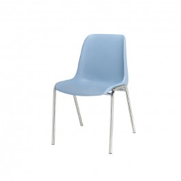 Chaise empilable Naples accrochable M2 ⌀22mm piètement chromé