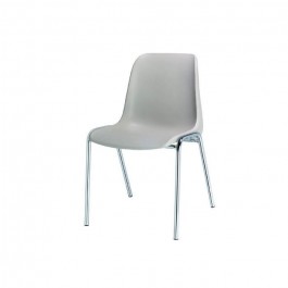 Chaise empilable Naples accrochable M4 Ø22mm piètement chromé