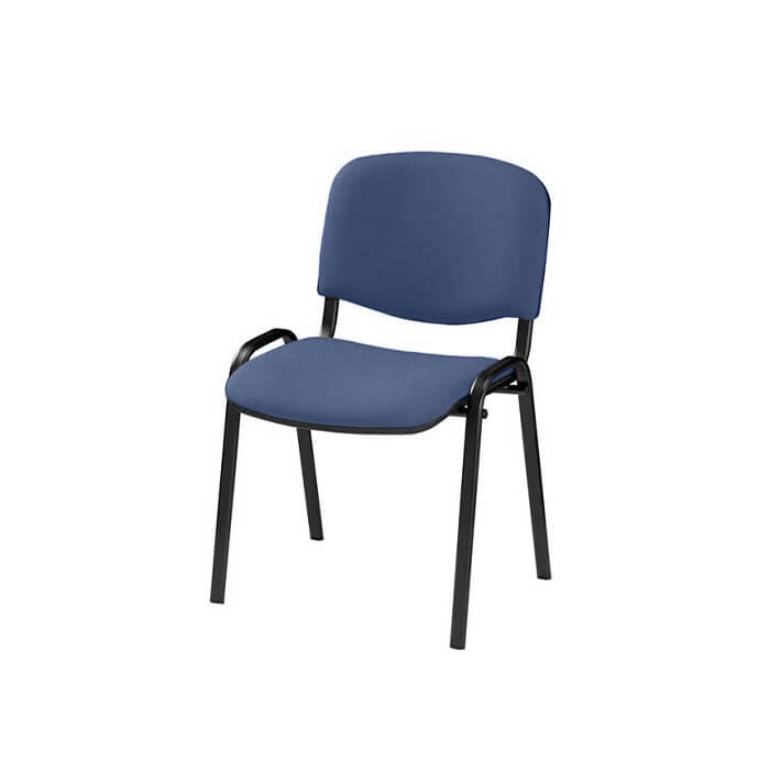 Chaise empilable Iso non accrochable en tissu M1