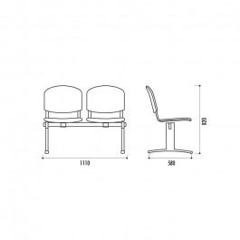 Poutre Iso multiplis 2 places