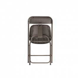 Chaise pliante Big Alex, polyéthylène - ZOWN-Maxchief , gris, plastique, solide, polyéthylène HDPE pur, recyclable