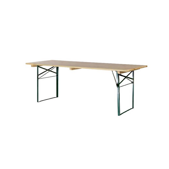 Table brasserie 220x70cm, table extérieure avec sièges, en pin massif certifié, table de bistrot avec renforts d'angle. Table brasserie 220x70cm, table extérieure avec sièges, en pin massif certifié, table de bistrot avec renforts d'angle.