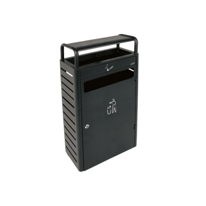 Combiné corbeille 43l avec cendrier 5,9l - Probbax