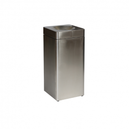 poubelle modulable carrée inox