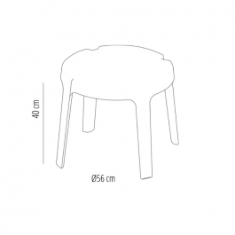 Table enfant Rita mixte couleur - box palette - Resol