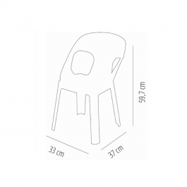 Chaise polypropylène enfant